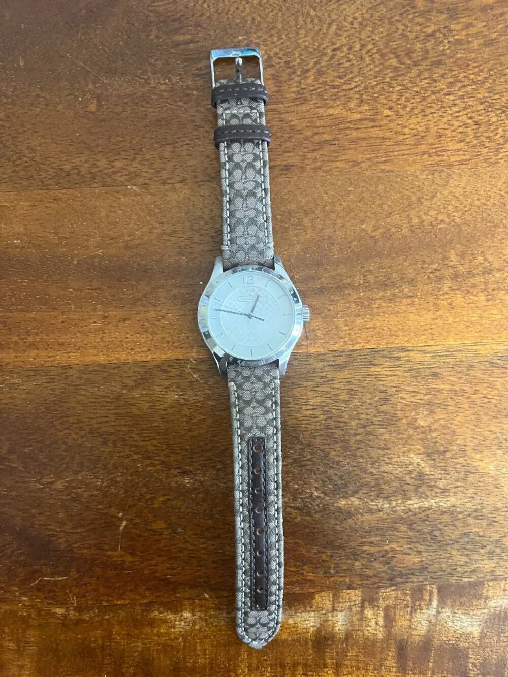 Brown Leather Coach Watch